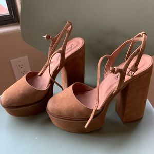 Free People Twin Sundown Platform Heels